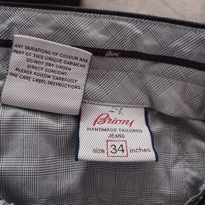 4 pair of Brioni jeans